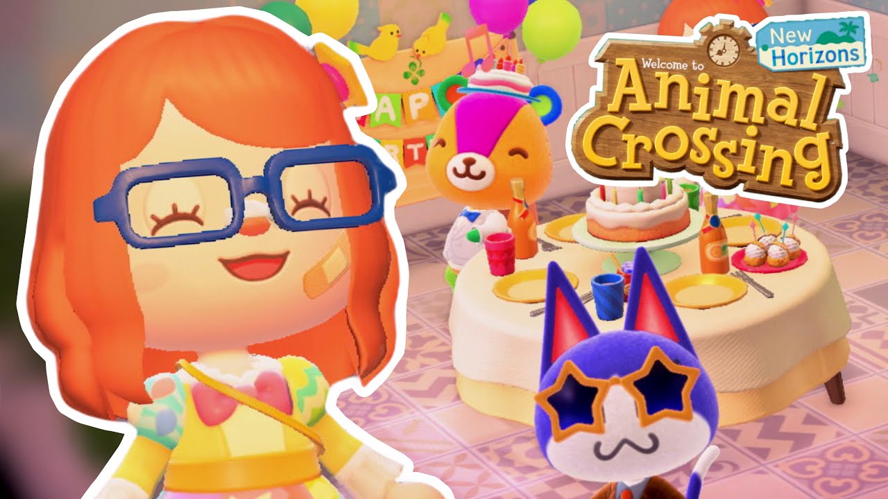 BUON COMPLEANNO TOPPETTA !! ( ˶ˆᗜˆ˵ ) ♡ festeggiamenti e novità sull'isola ♡ (acnh)