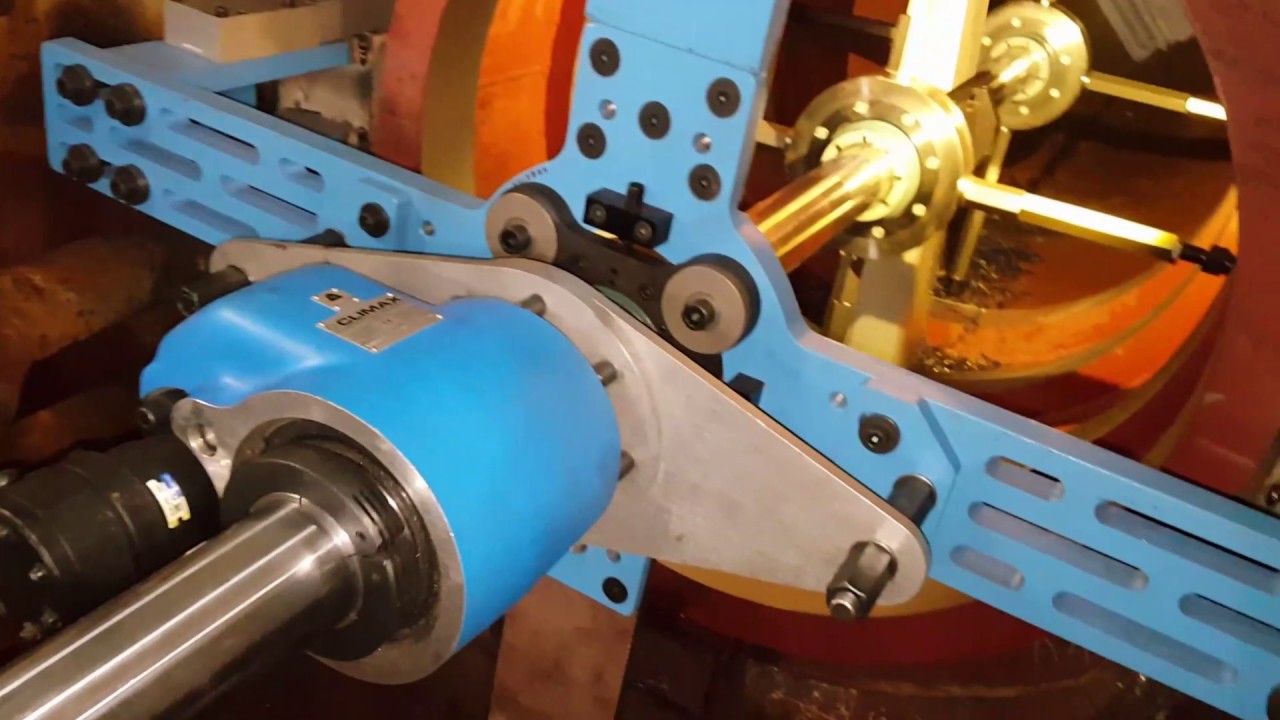 Machining of big sterntube whit the BB6000. #EMHABV #Machining