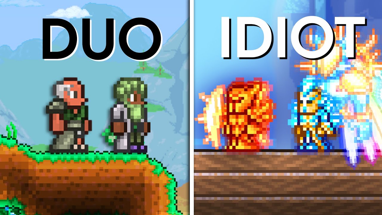 2 Idiot mencoba menamatkan Terraria