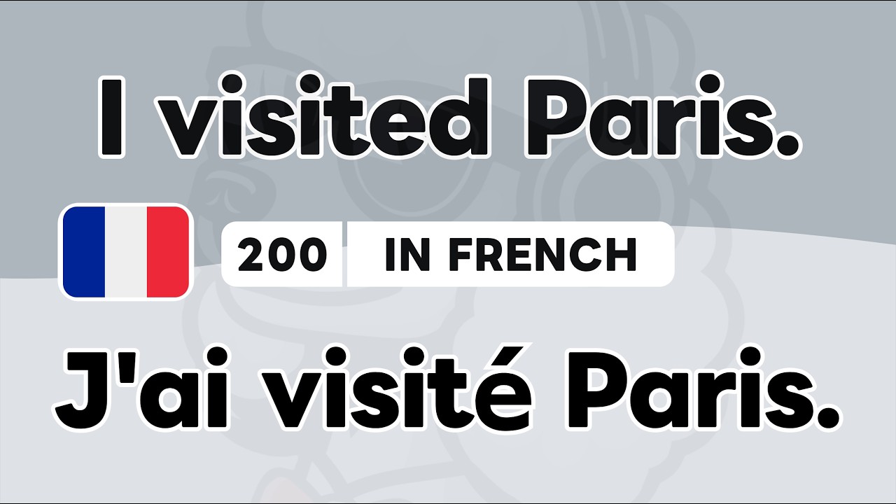 🇫🇷 200 French Phrases 49 Patterns for Beginners Part 4