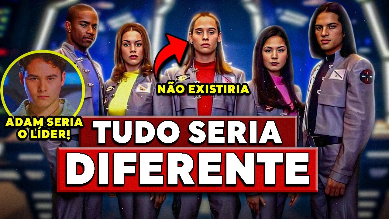 A VERDADEIRA história de POWER RANGERS NO ESPAÇO!