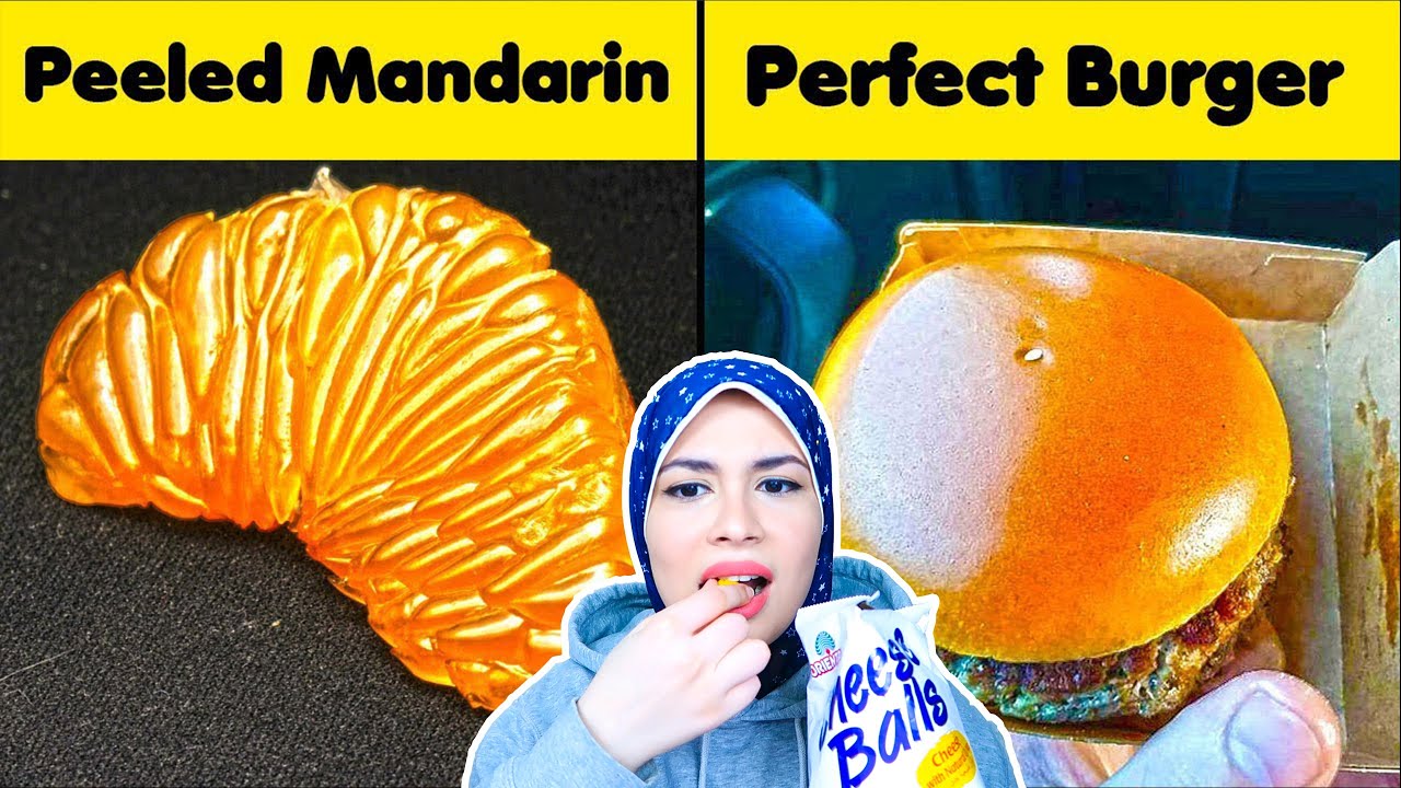 اكلات شكلها مريحة جدا للاعصاب!!!😍👽