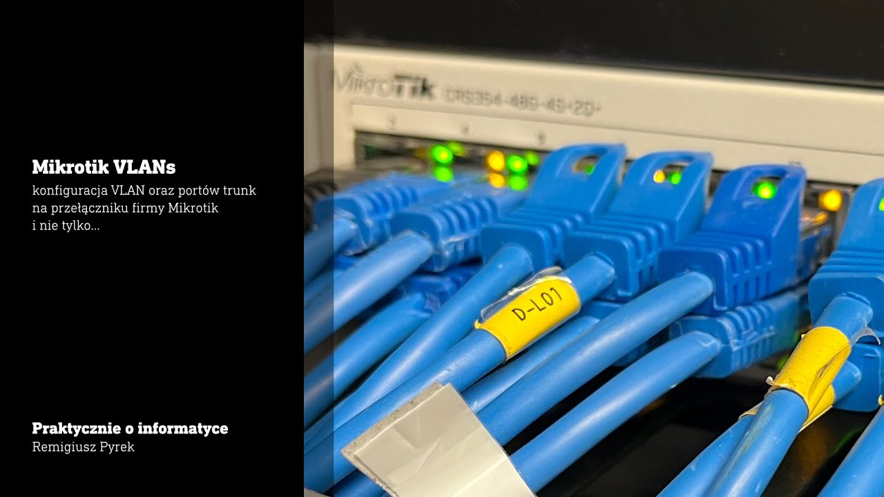 Mikrotik, WinBOX i konfiguracja interfejs&oacute;w VLAN