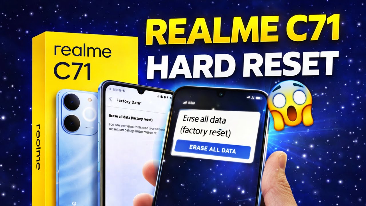 Realme C71 Hard Reset Kaise Kare | How to Unlock Realme C71 Pattern Lock 2026