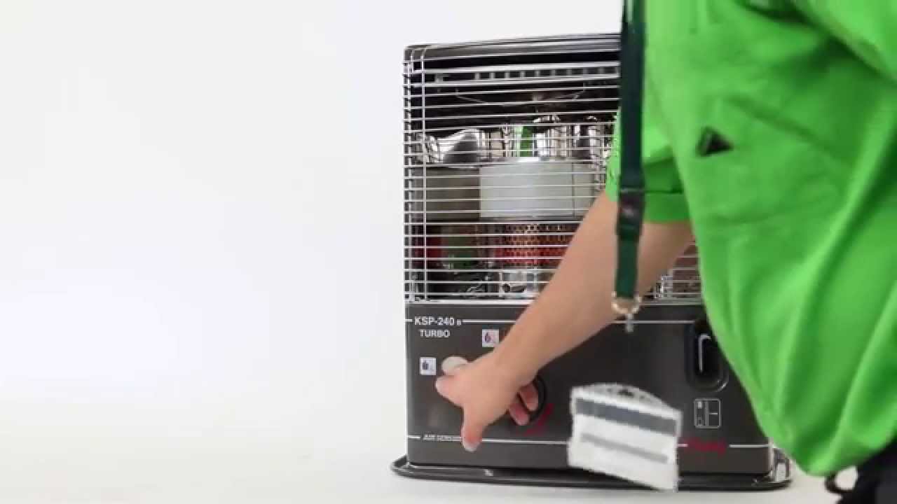 Puesta en marcha de una estufa de parafina (Leroy Merlin)