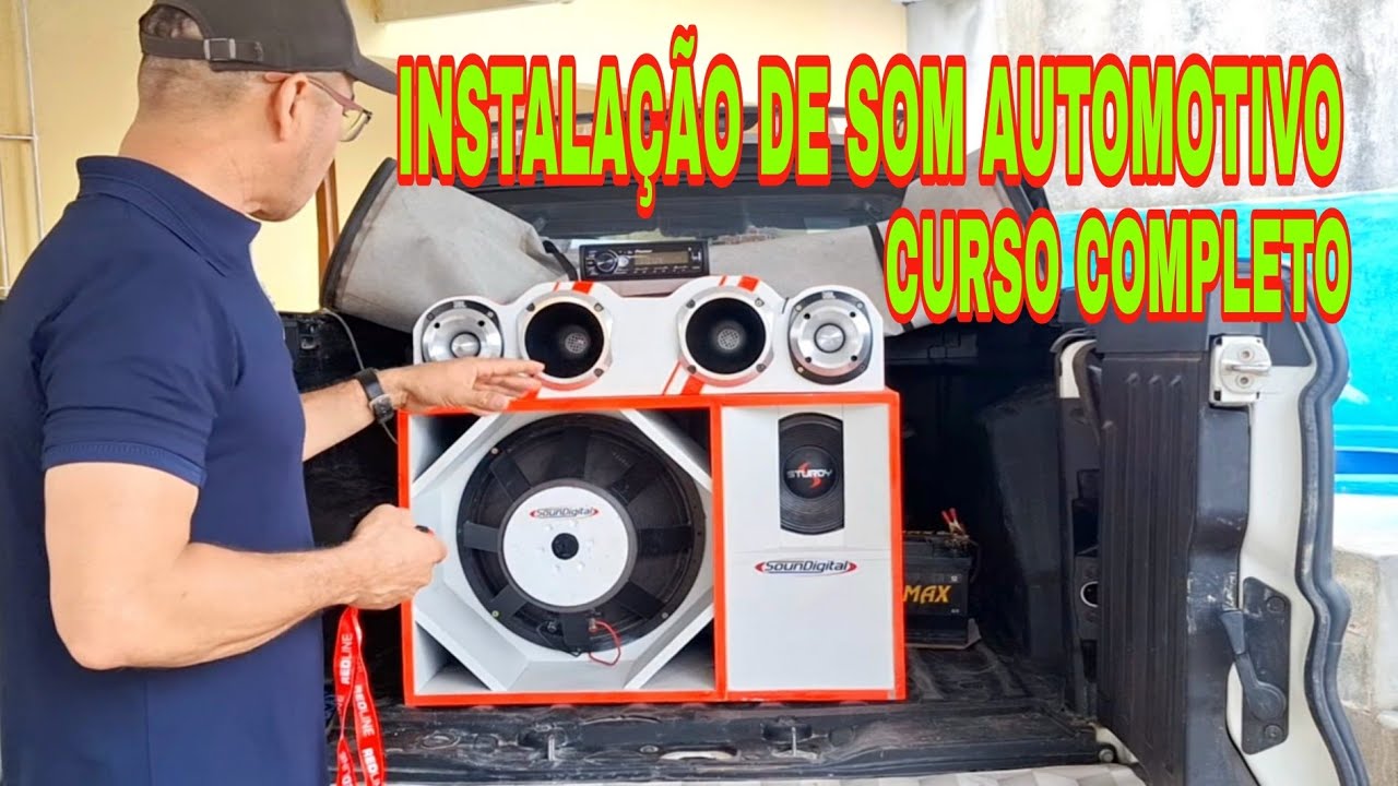 COMO MONTAR E INSTALAR SOM AUTOMOTIVO. Curso Completo 