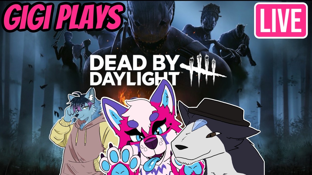 4 SURVIVORS, 1 KILLER ~ Dead by Daylight w/ Gigi the Pink Husky (and Friends) ~ LIVE