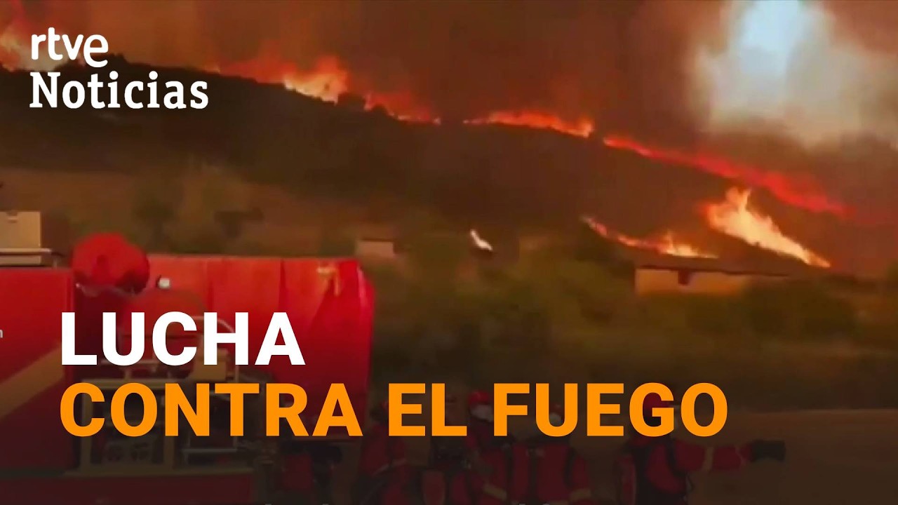 Five towns in Aragon evacuated due to out-of-control wildfire | RTVE Noticias