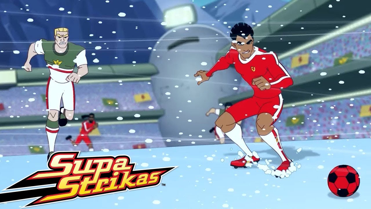 Jogando futebol na neve | @Supa Strikas em Portugues | Desenhos Animados de FUTEBOL em Português