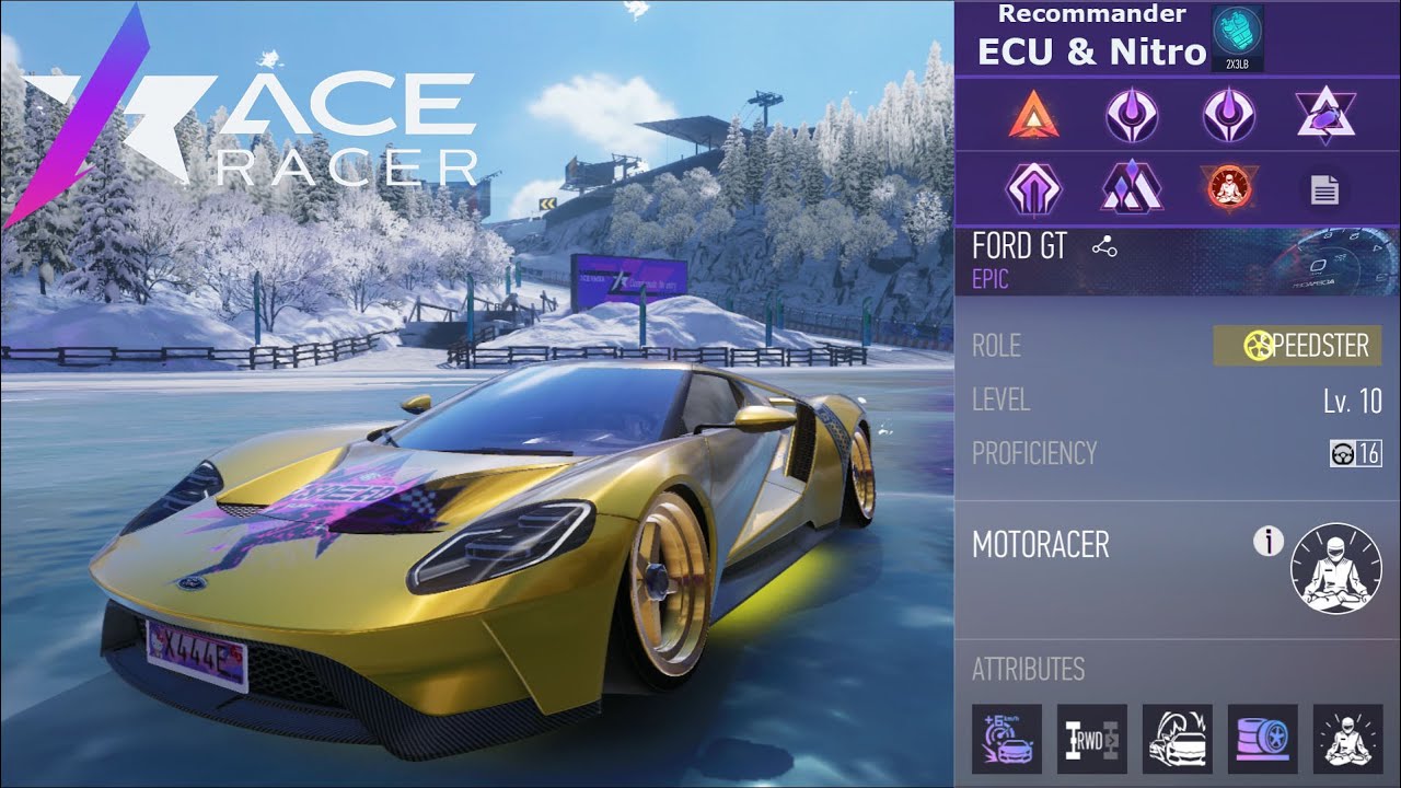 Ford GT lv10 & Zen lv8 Gameplay | Ace Racer | Master rank SS8