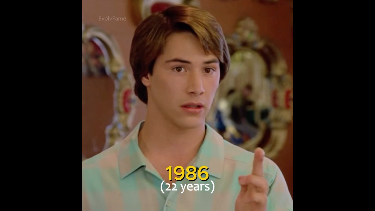 The evolution of Keanu Reeves (1986-2024) #keanureeves #johnwick #evolution #fyp #shorts #goviral