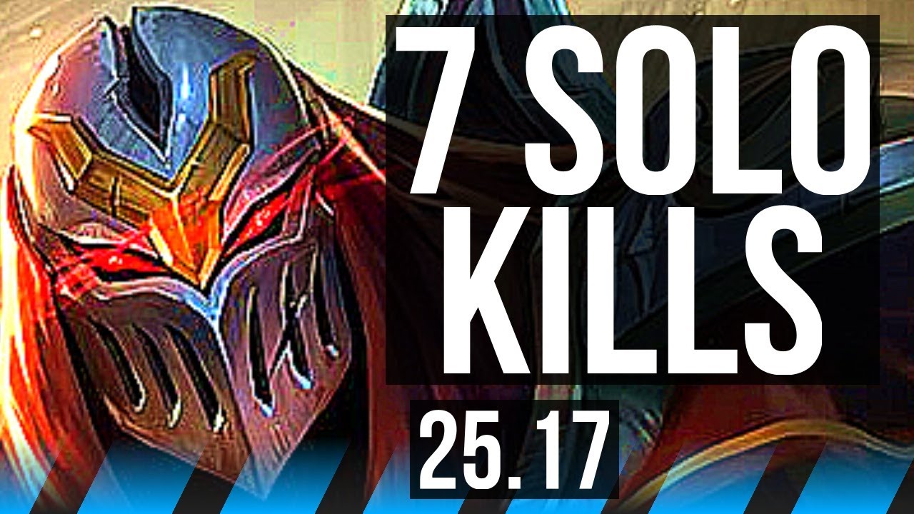 ZED vs VLADIMIR (MID) | 7 solo kills, Legendary | KR Diamond | 25.17