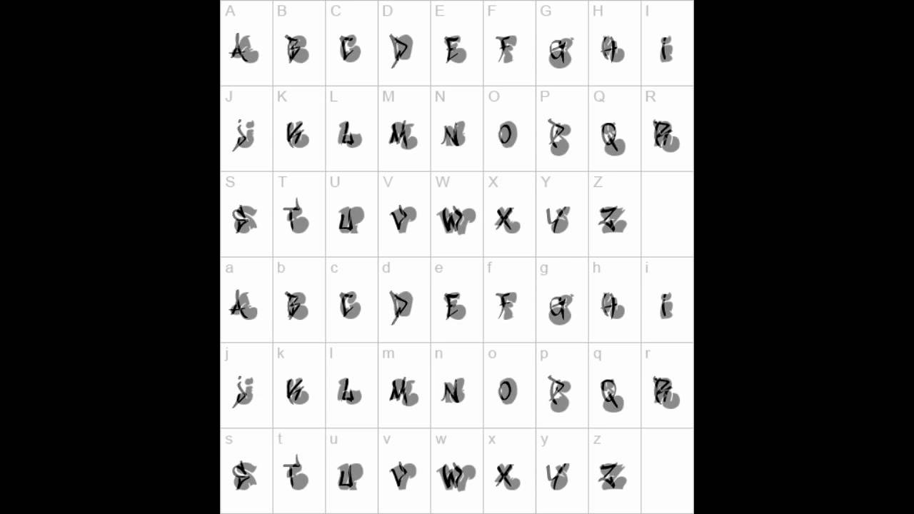Letras de graffitis