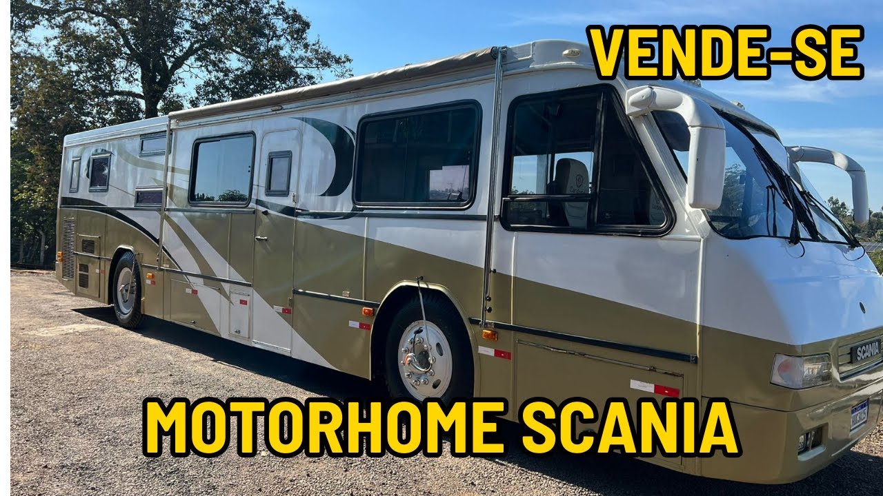 MOTORHOME SCANIA ESPOÇOSO POR R$290.000,00