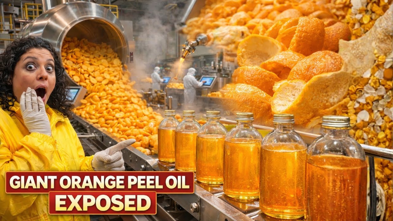 Giant US Orange Peel Oil Factory Exposed