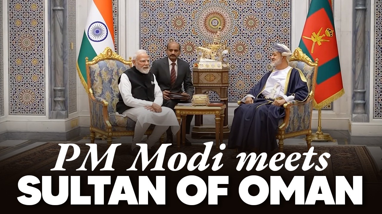PM Modi holds a bilateral meeting with His Majesty Sultan Haitham bin Tarik, Sultan of Oman
