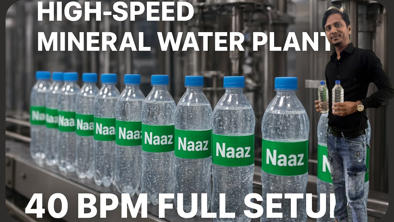 Mineral Water Plant 40 BPM Filling Machine – High Speed & Fully Automatic