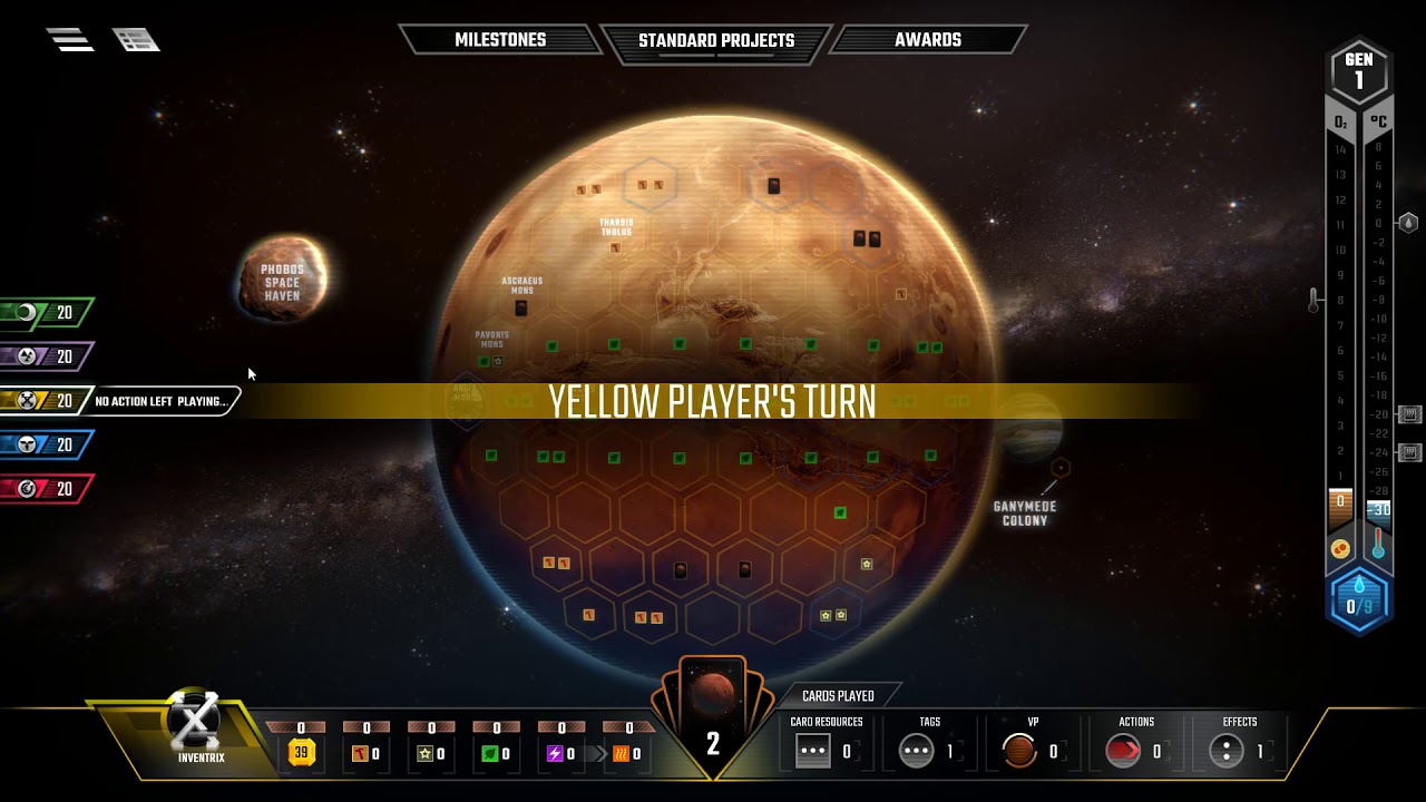 Let's Play: Terraforming Mars - Phoblog - Part 1/2