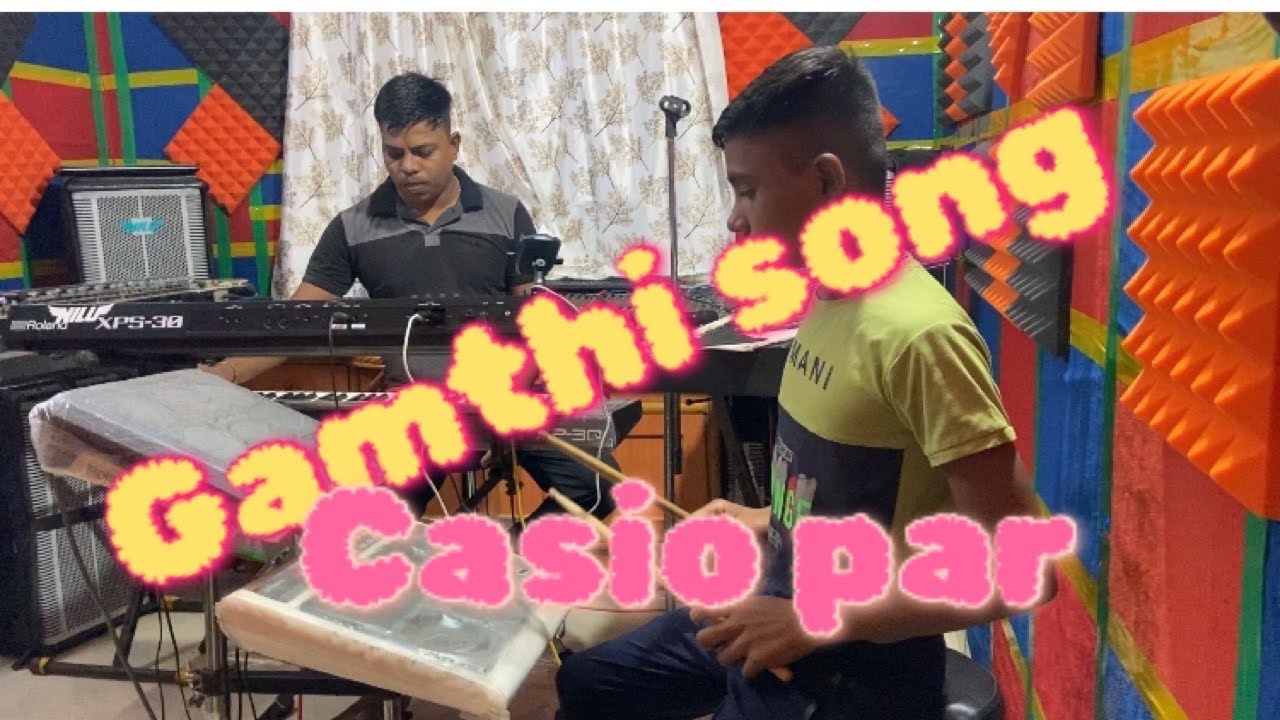 Gamthi song kibord par deshi song piano nilu orchestra khadki