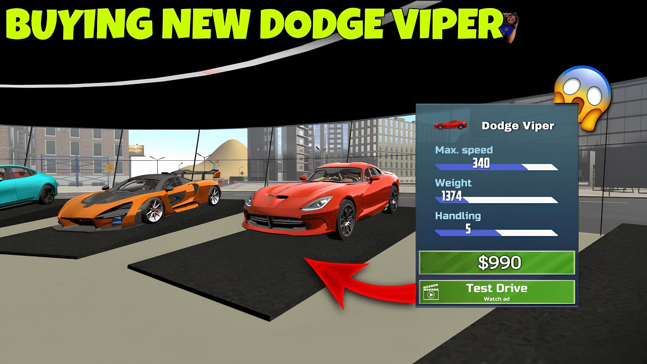 Buying New DODGE VIPER - Car Simulator 2 😱