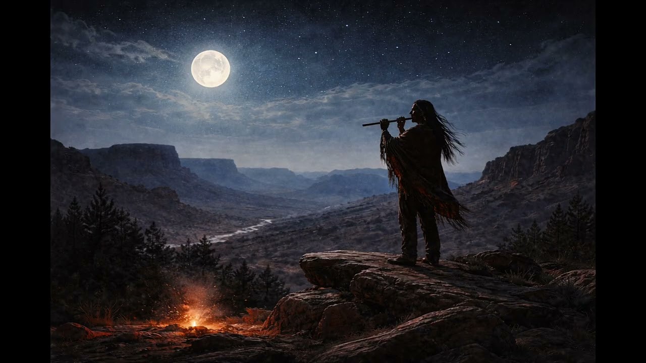 Ancestral Ambient Flute for Night Calm | 2 Hours