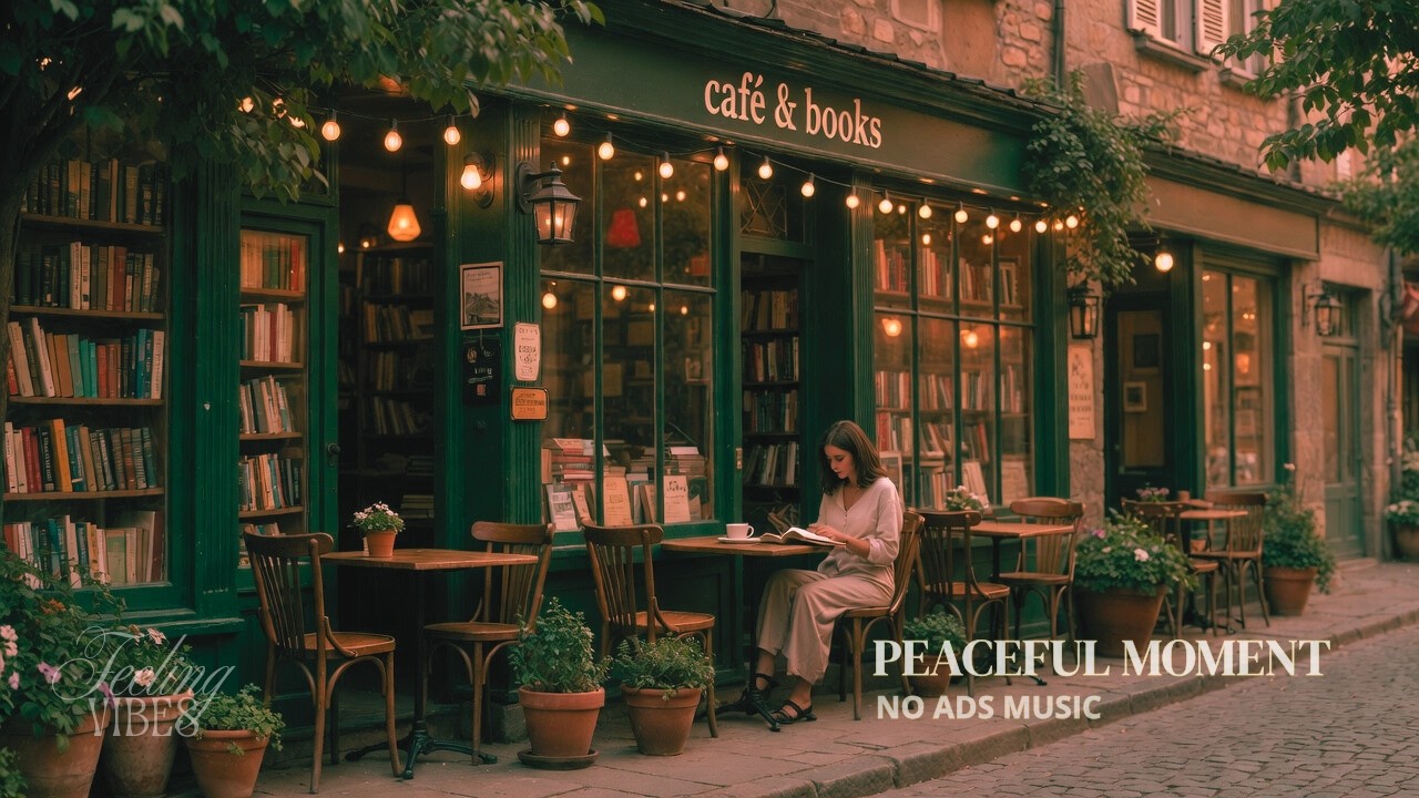 (No Ads) This Feels Like A Calm Café Morning ☕ (Study/Work/Focus) | Acoustic Guitar For Work & Study
