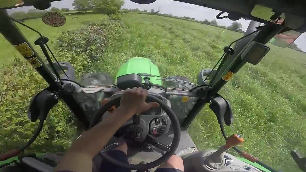 [GoPro] Fauchage d'herbe 2017 | Deutz 5120 | Kuhn FC 303 GC