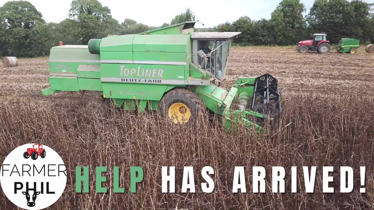 DEUTZ-FAHR TO THE RESCUE!!!! | HARVESTING BEANS