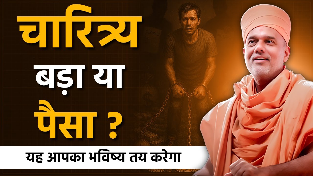 चारित्र्य बड़ा या पैसा ? By Gyanvatsal Swami | Best Motivational Speech In Hindi 2025