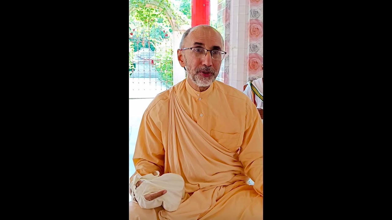 25-60 Taking Darshan of the Deities by Srimad Bhakti Nandan Swami Maharaj, Ambika Kalna, 2025