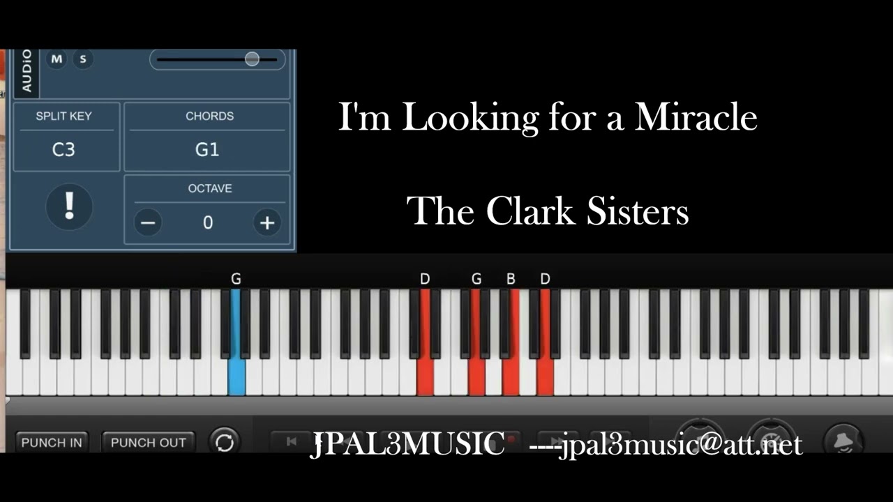 How to Play I'm Looking for a Miracle EASY The Clark Sisters