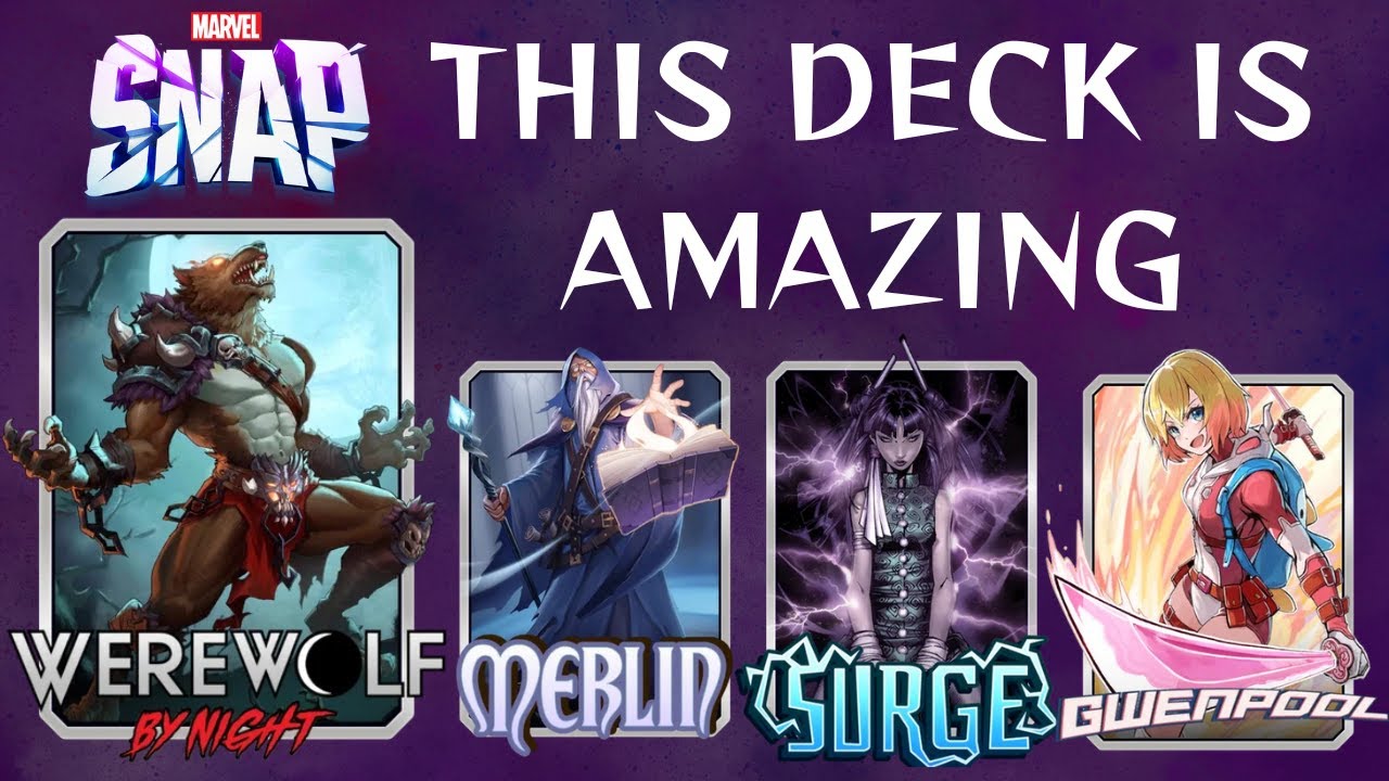 Merlin Feeds the Beast – Werewolf Good Cards Deck | Marvel Snap Gameplay
