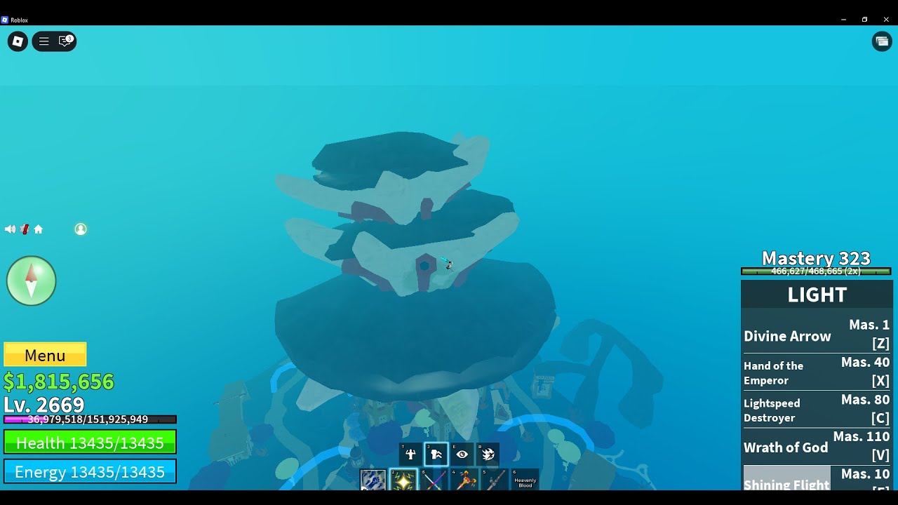 Hidden Glitch to go in Submerged Island in Blox Fruits! [No Tyrant Required!]