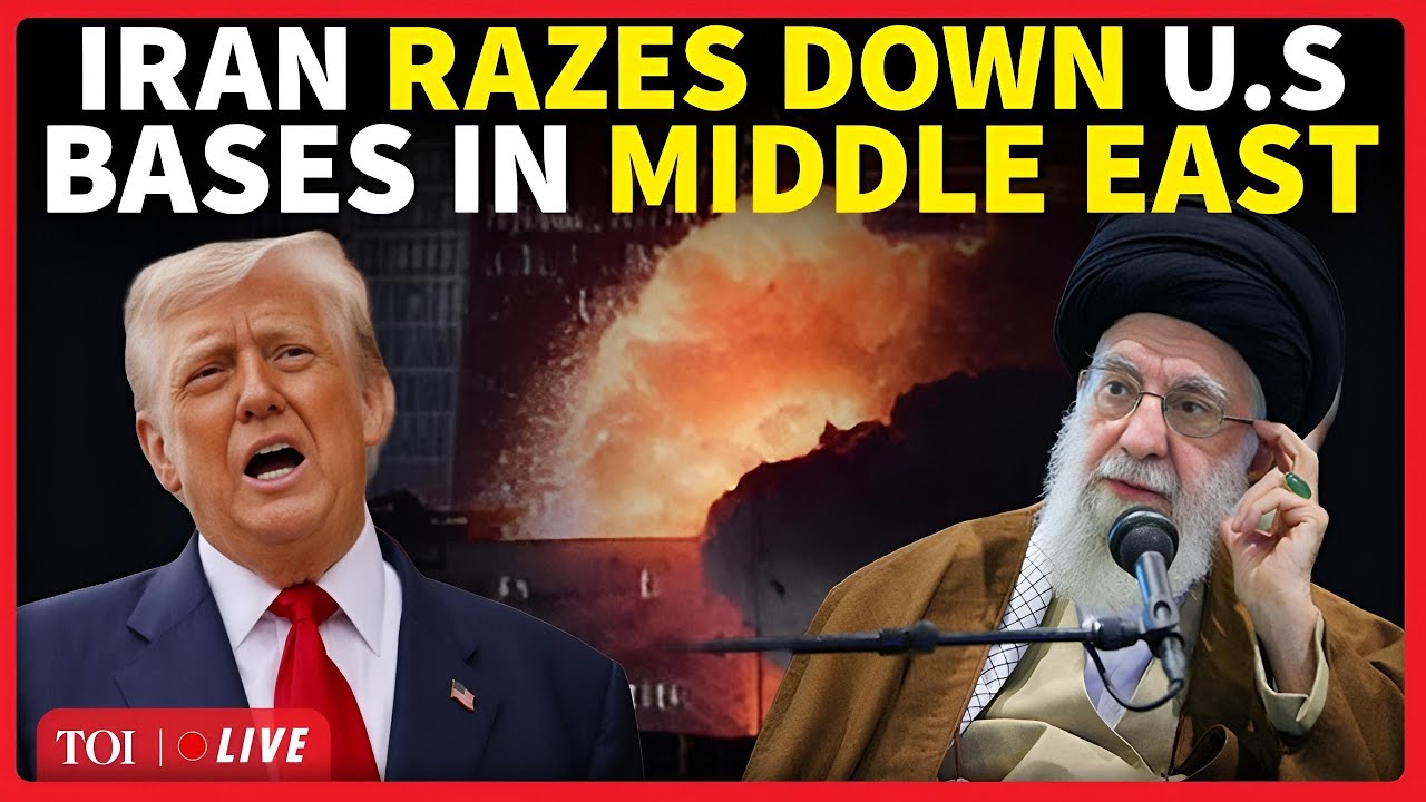 'World War III...?': Iran BOMBARDS U.S. Bases In Mideast As War With Israel Attacks | US News Live