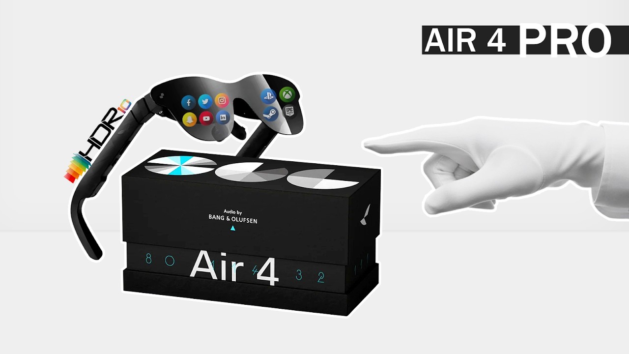 The World's First HDR10 Smart AR Glasses | Unboxing RayNeo Air 4 Pro