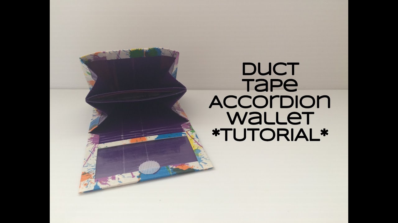 How To Make A Duct Tape Accordion Wallet