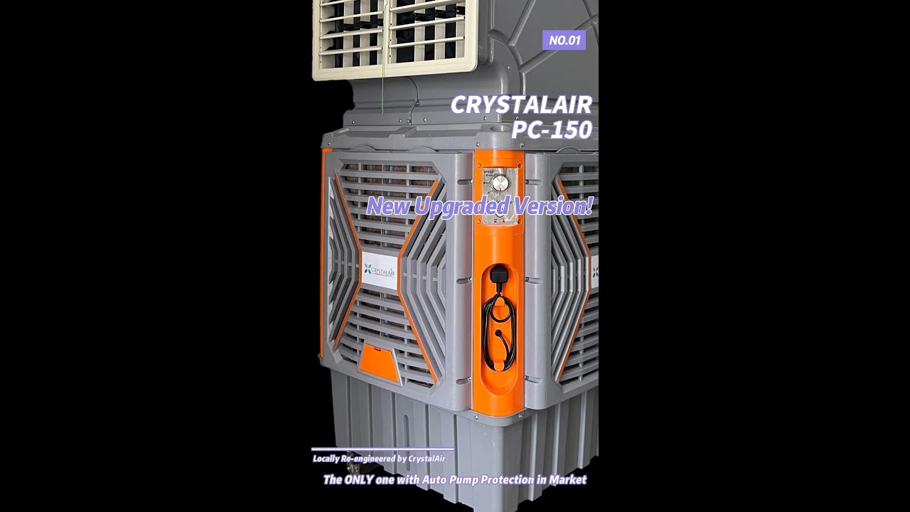 CrystalAir All New Portable Air Cooler PC 150 ASMR