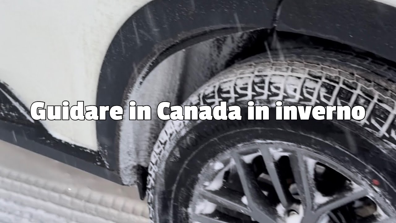 Come guidiamo in Canada sulle strade ghiacciate.