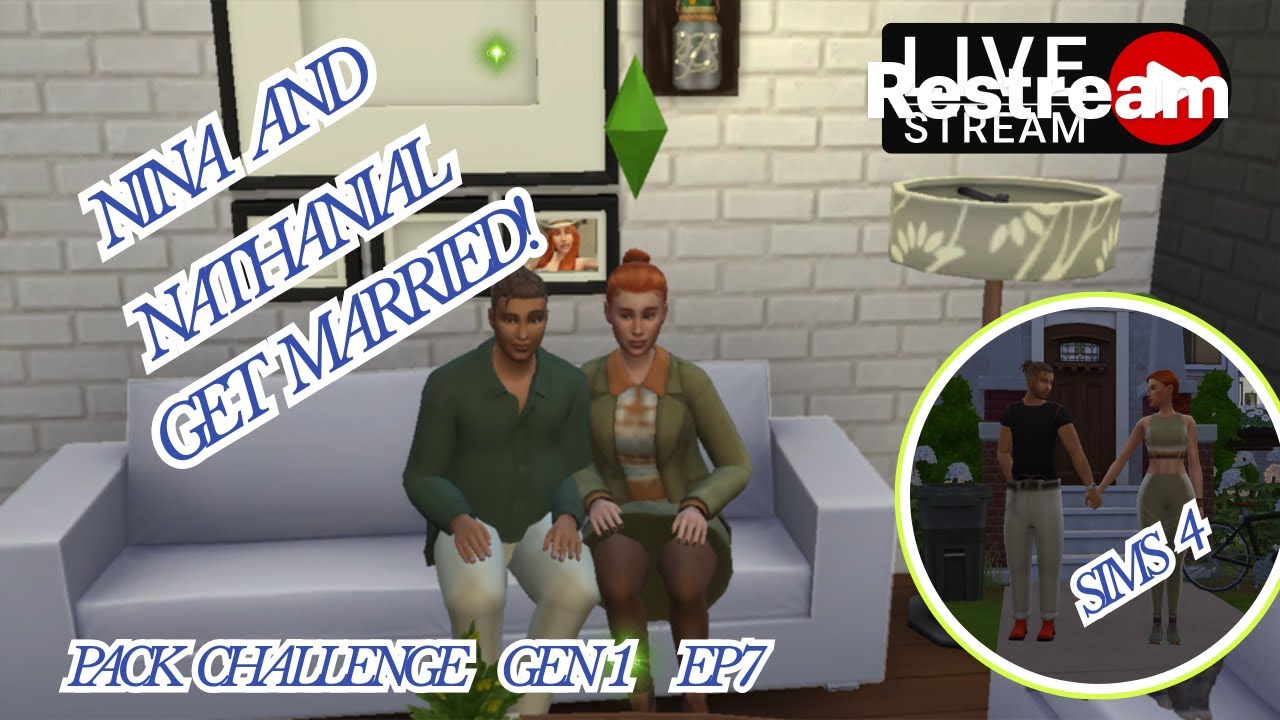 Witness Nina and Nathaniel's AMAZING Wedding Day in Sims 4 Pack Legacy Generation One!