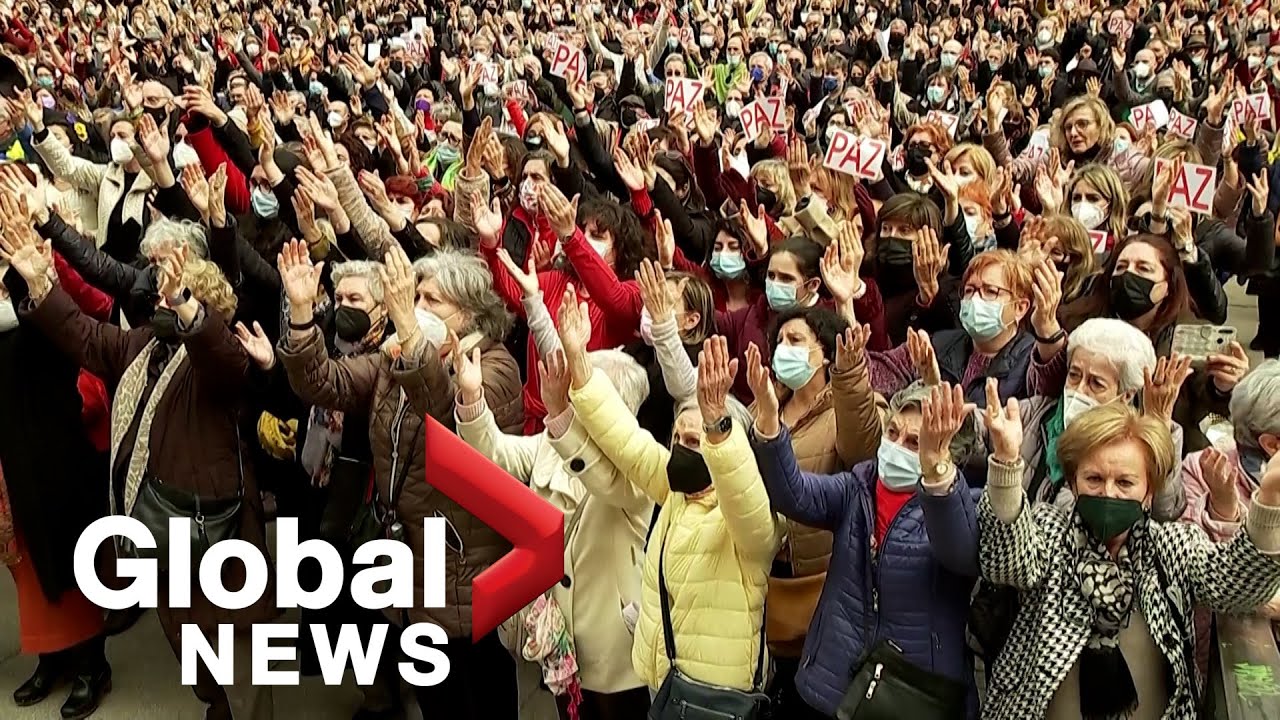 Spanish choirs lead global singalong in support of Ukraine