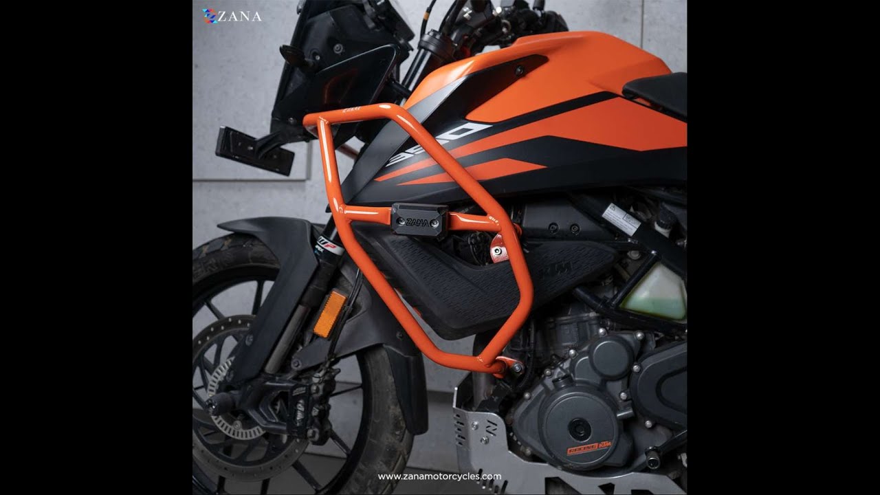 KTM 250/390 / 390 X ADV zana CRASH GUARD Easy DIY installation.