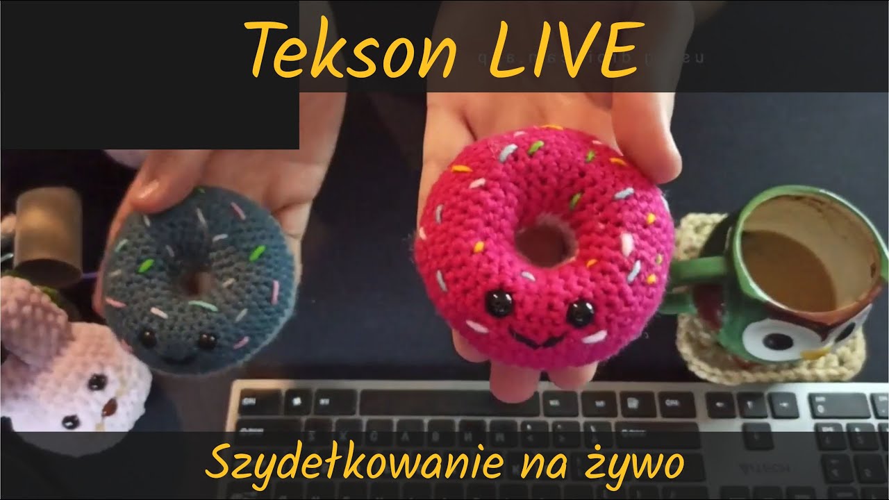 TEKSON NA ŻYWO: Cześ! 👋🏼 Pani donut 🍩