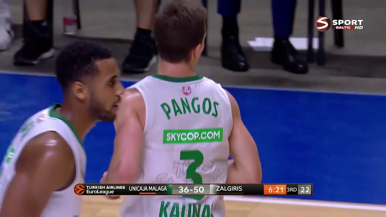 Kevin Pangos vs Unicaja (2017.11.14) 21 points, 5 threes and 5 assists