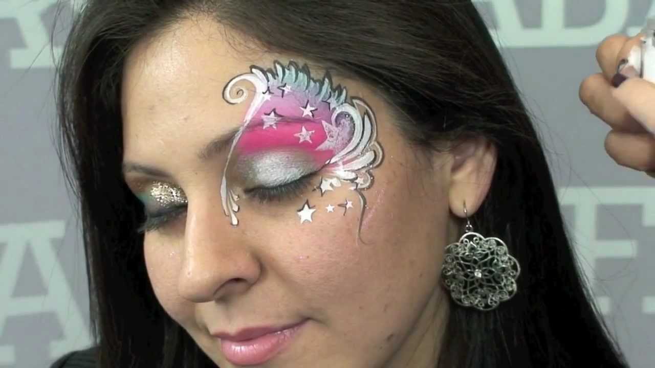 Pink Eyes - A Face Painting Step by Step