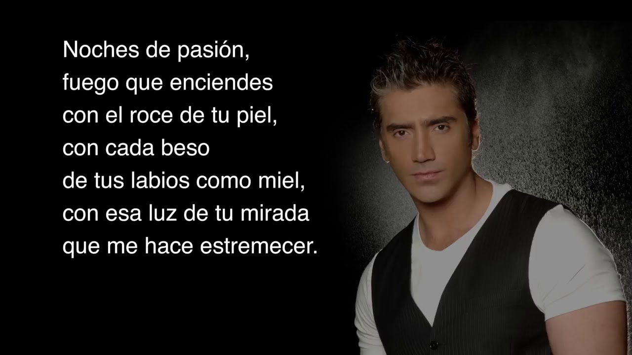 Me Estoy Enamorando - Alejandro Fernández Letra