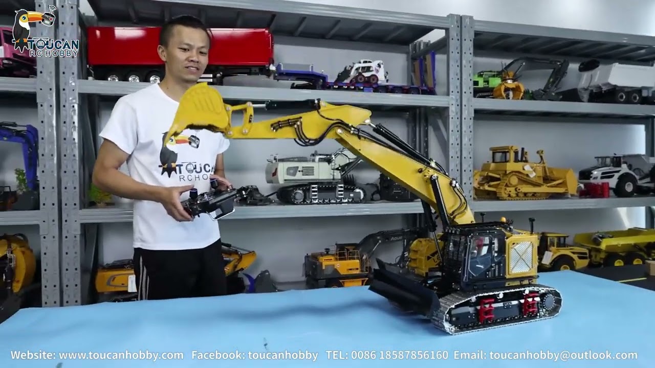 LESU 1/14 Aoue ET35 RC Excavator RTR Model, PL18 Lite, Light, can upgrade with sound smoke system.