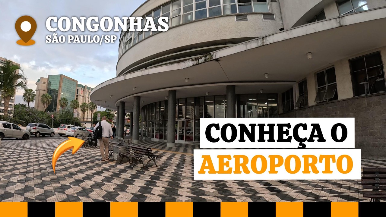 ✈️ Caminho completo pelo AEROPORTO DE CONGONHAS até a área de EMBARQUE em SÃO PAULO #Congonhas