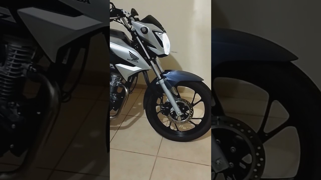HONDA TITAN 160 2023 CINZA MET&Aacute;LICO MONTADA #shorts