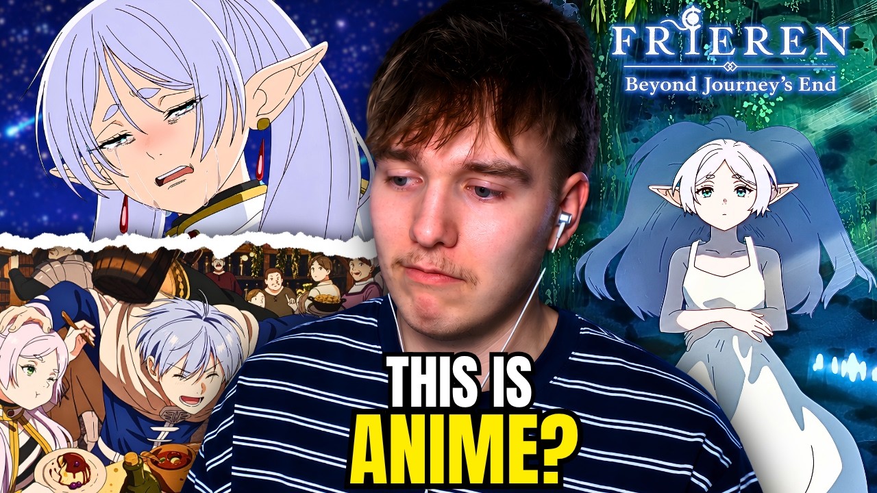 Already Crying at Frieren😢 | New Anime Fan Reacts to Frieren: Beyond Journey&rsquo;s End (1x1)