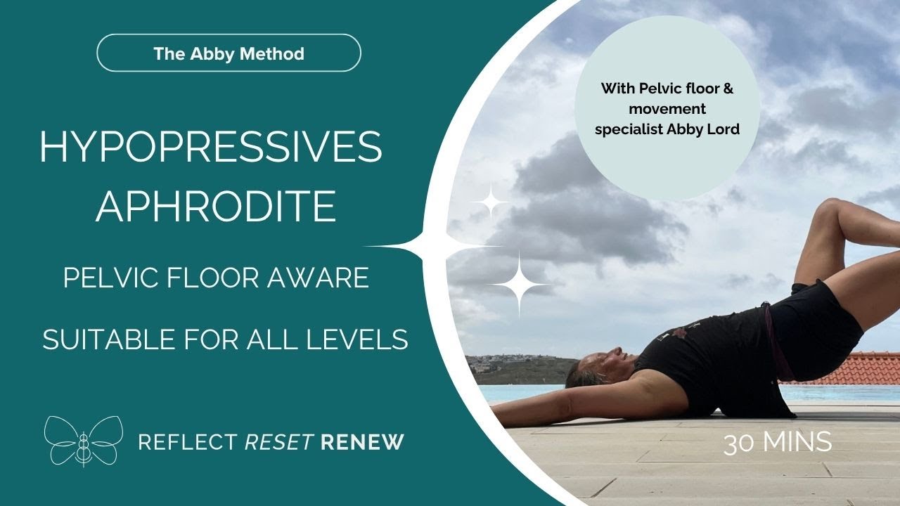 Aphrodite Pose: Bridge for Glute Activation & Pelvic Floor Support | With & Without Bands